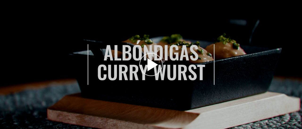 Embedded thumbnail for Albóndigas de cerdo curry wurst