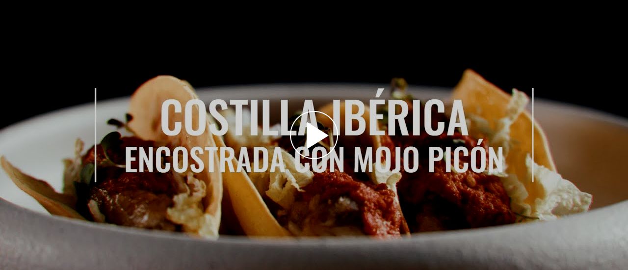 Embedded thumbnail for Costilla ibérica encostrada con mojo picón